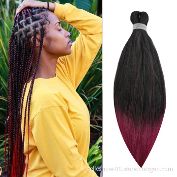 Hot sell wholesale 26 inch xpression braiding hair pre stretched
